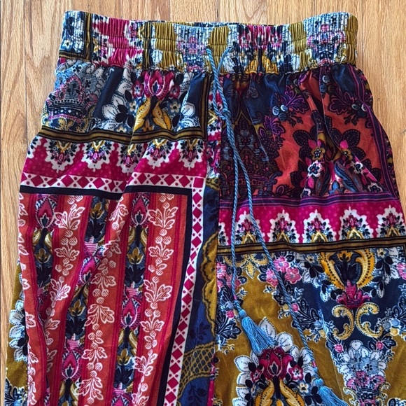 Maeve sz S velvet Patchwork Pants great pre owned condition - Picture 7 of 9